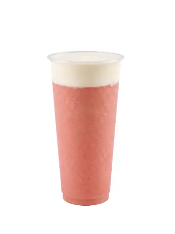 White Peach Cheese Foam Slushie