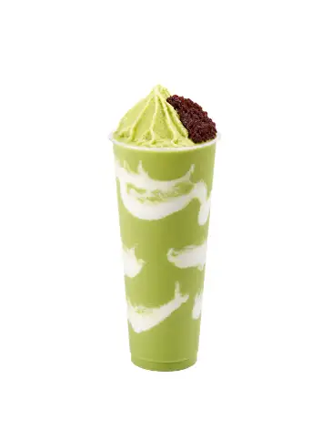 Matcha Redbean Slushie