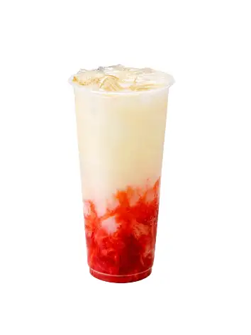 Strawberry Yakult Soda