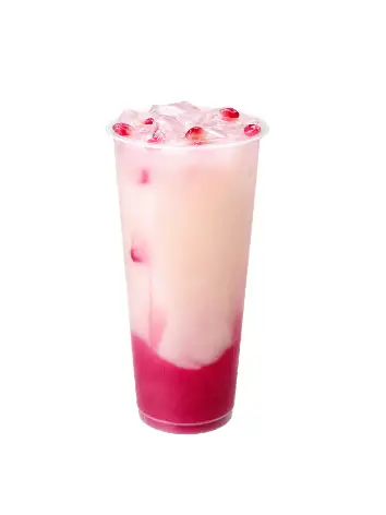 Pomegranate Yakult Soda
