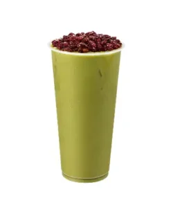 Matcha Red Bean Milk Tea