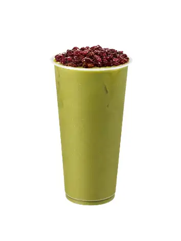 Matcha Red Bean Milk Tea