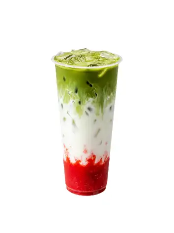 Strawberry Matcha Latte